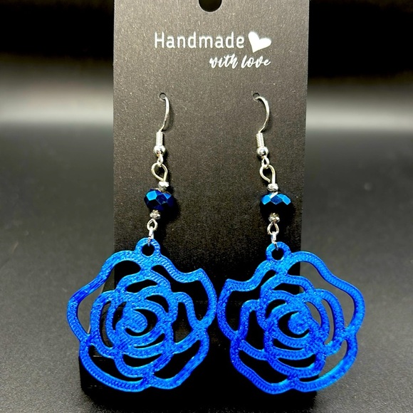 Flower Earrings - Picture 1 of 6